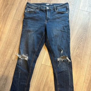 Old Navy Rockstar jeans super skinny mid rise